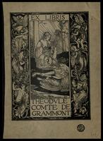 Ex libris Theodule Comte de Grammont.
