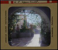 American Colony, upper court.