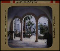 American Colony, courtyard.