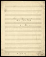 Yehi shalom (manuscript).