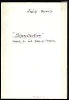 Improvisation (photocopy of manuscript) : Prelude for Full Symphony Orchestra / Anatoly Boyarsky.