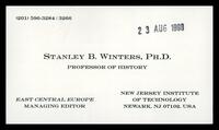 Winters, Stanley B.