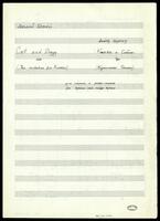 Cat and Doggy (manuscript) : duet (The imitation for Rossini) / Anatoly Boyarsky.