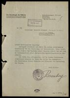 Rosenberg, Alfred, to Joachim Albrecht Eggeling.