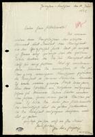 Heydrich, Lina, to Richard Hermann Hildebrandt.