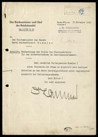 Lammers, Hans Heinrich, to Himmler.