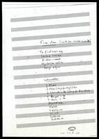 Five stars (manuscript) : suite for chamber ensemble.
