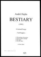 Bestiary : 4 animal songs (1993) / Andre Hajdu ; Ted Hughes.