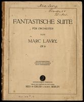 Fantastische Suite. Op. 9.
