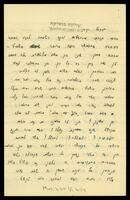 Letters without date (manuscript).