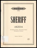 Akeda = (Die Opferung Isaaks = The sacrifice of Isaac) : Passacaglia für Orchester, in memoriam Yitzhak Rabin / Noam Sheriff.