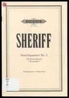 Streichquartett Nr. 2 = 2nd string quartet ("Rosendorf") (1996) / Noam Sheriff.