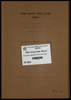 Documenti riguardanti l'Università degli Ebrei di Lippiano.