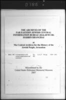 Correspondence with various organizations and consulates.