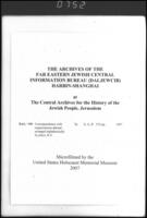 Correspondence with organizations abroad (outside of China), R-Z.
