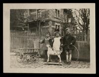 Photograph of Harry Millins with a friends.