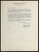 A letter from David Werner Senator to Laurence Steinhardt, May 16, 1947.