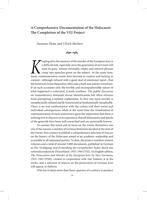A comprehensive documentation of the Holocaust : the completion of the VEJ project.