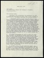A letter from David Senator to Prof. Gorka, the Polish Consul General for Palestine in Jerusalem, July 20, 1947.