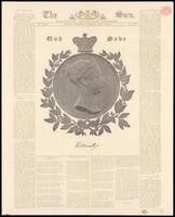 Facsimile of The Sun (newspaper).