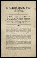 A plan Account of the Views of Mr. F. J. Gould on Womanhood, Marriage, the Family, and Religion.