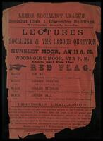 An Invitation to a lectures on Socialism & the Labour Question.