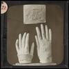 Pair of white leather gloves worn by MM during his audience with Tsar Nicholas I.