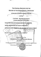 Registres du consulat de France à Alger.