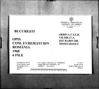 Bucureşti, Comunități Evreiești din România.