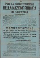 Manifestazione al Teatro Nazionale - manifesti.