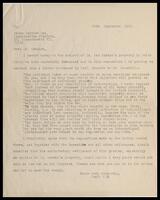 Correspondence in regard to Nordau's Paris property.