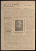 Yahuda's articles on Nordau.