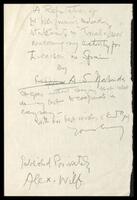 Correspondence concerning Dr. Weizmann's Errors on Trial.