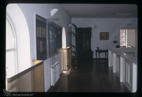 Photograph of: Synagogue in Lendava : Women's gallery-details.