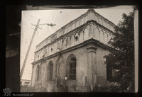 Photograph of: Great Synagogue in Brody - photos 1989 : North-eastern façade.