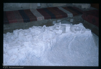 Photograph of: Archeological Museum in Ulcinj's fortress : Model of the fortress as 17th century.