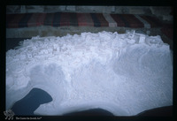 Photograph of: Archeological Museum in Ulcinj's fortress : Model of the fortress as 17th century.