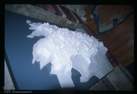 Photograph of: Archeological Museum in Ulcinj's fortress : Model of the fortress as 17th century.