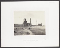 Mosque of Sultan Barkook, Cairo Erected about the year A.D. 1400. It is now in ruins.