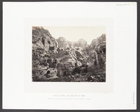 Site of Petra, the Rock City of Edom "Edom shall be a desolation: Every one that goeth by it shall be astonished." Jer. xlix. 17.