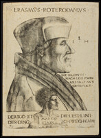 Hieronymus Hopfer: Erasmus von Rotterdam, Erasmus Roterodamus.