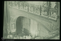 Photograph of: Synagogue in Čakovec : Destroyed interior.