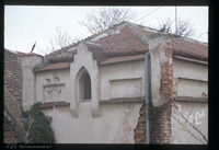 Photograph of: Unspecified Jewish building in Vršac, possibly with Prayer Hall : Detail.