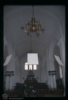 Photograph of: Synagogue in Sejny : Interior, view towards west.
