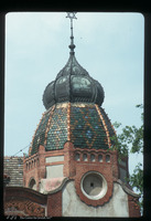 Photograph of: Synagogue in Subotica : One of domes on the corners of the building.