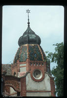 Photograph of: Synagogue in Subotica : One of domes on the corners of the building.