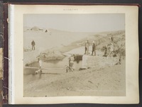 Pont en construction du canal d'eau douce