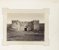 Palestine Porte de Damas à Jérusalem.
