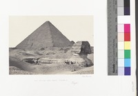 The Sphynx and Great Pyramid Geezeh.