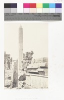 Obelisk and Granite Lotus Column